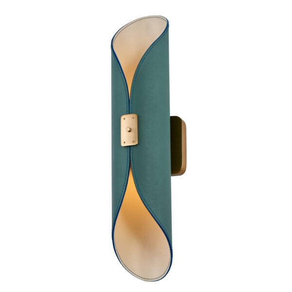 Cape LED Peacock Green Wall Sconce