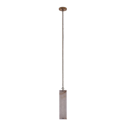 ##Antique Hardware## Vertical Single Drop LED Pendant