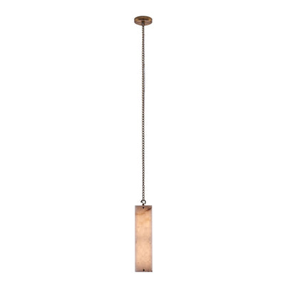 ##Antique Hardware## Vertical Single Drop LED Pendant