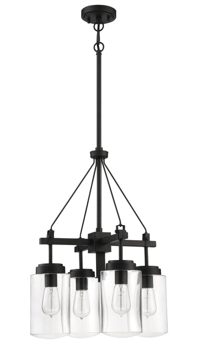 ##Antique Hardware## Crosspoint 4 Light Outdoor Chandelier Espresso