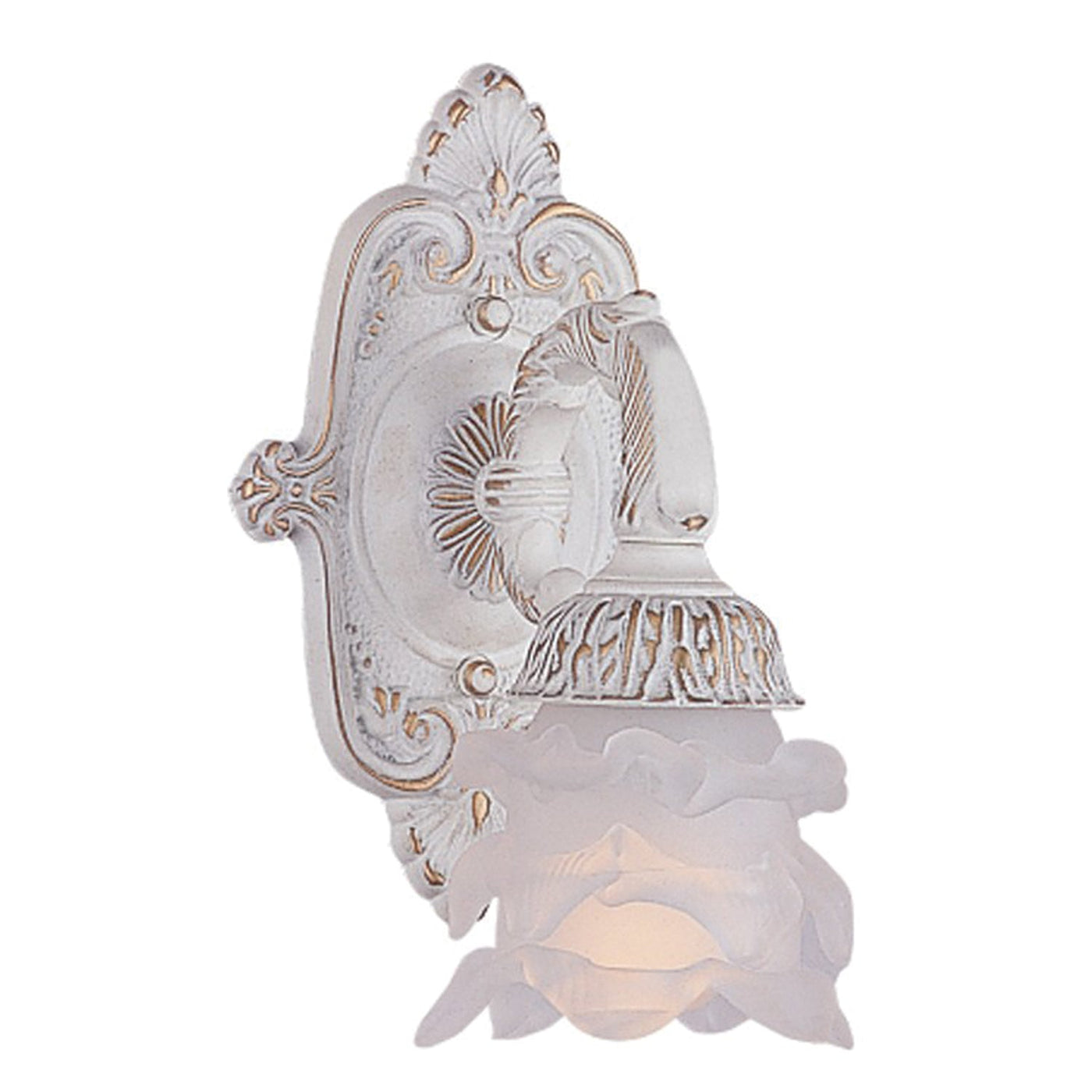 ##Antique Hardware## Paris Market 1 Light Antique White Sconce