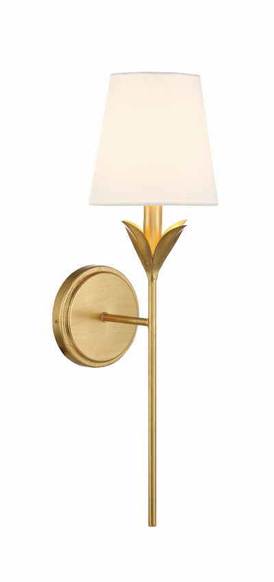 ##Antique Hardware## Broche 1 Light Antique Gold Sconce