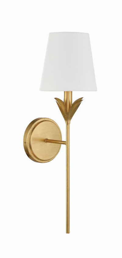 ##Antique Hardware## Broche 1 Light Antique Gold Sconce