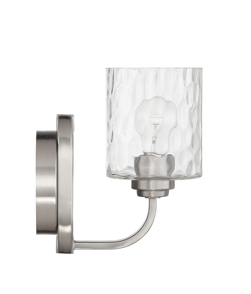 Antique Hardware Collins 1 Light Wall Sconce in Brushed Polished Nickel Wall Sconce