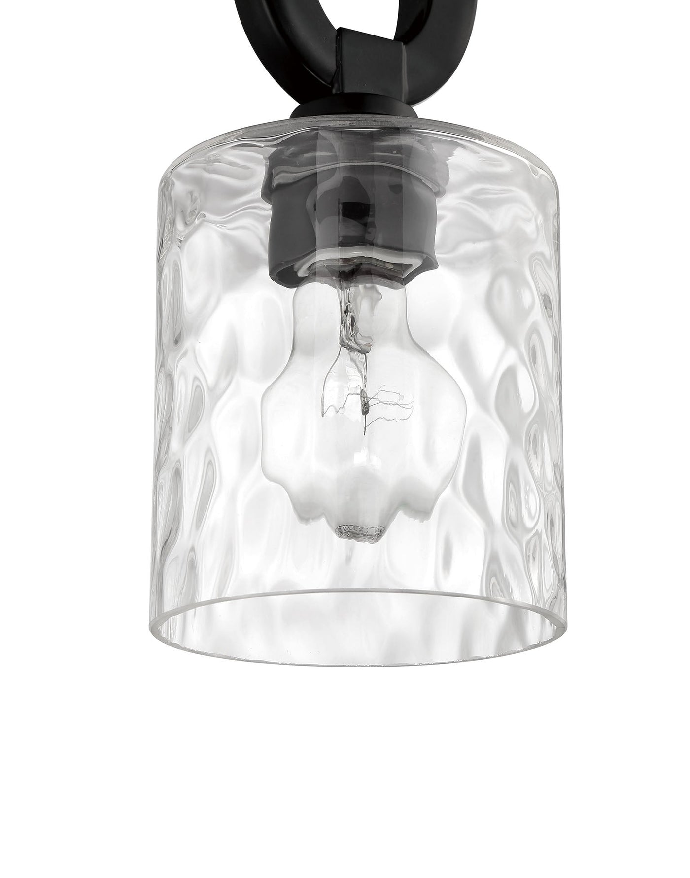 Antique Hardware Collins 1 Light Mini Pendant in Flat Black Pendant