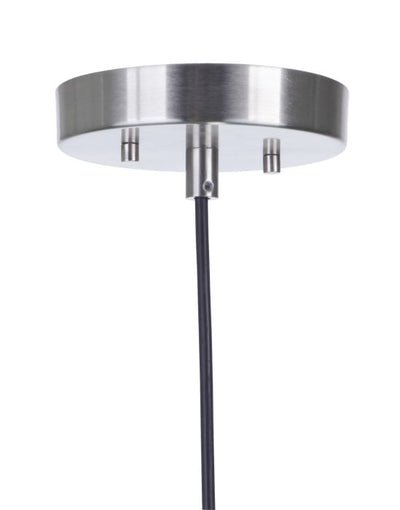 Antique Hardware Centric 10" LED Pendant in Brushed Polished Nickel Pendant