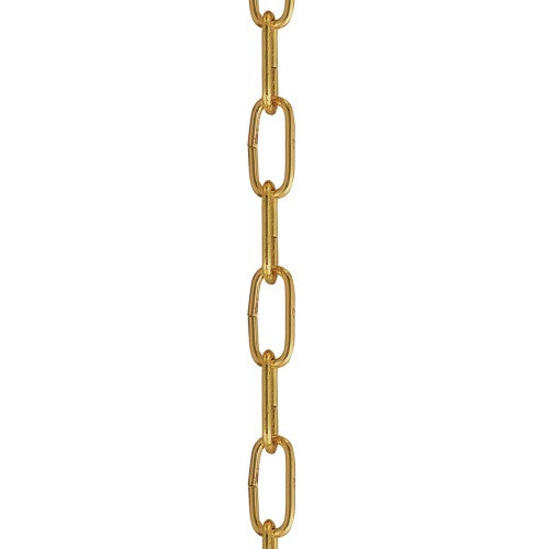 ##Antique Hardware## Flemish Brass Standard Decorative Chain