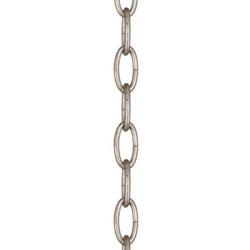 ##Antique Hardware## Antique Silver Leaf 3' Standard Decorative Chain