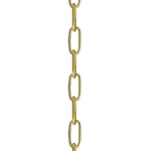 ##Antique Hardware## Polished Brass 3' Heavy Duty Decorative Chain