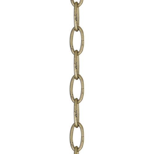 ##Antique Hardware## Winter Gold 3' Heavy Duty Decorative Chain