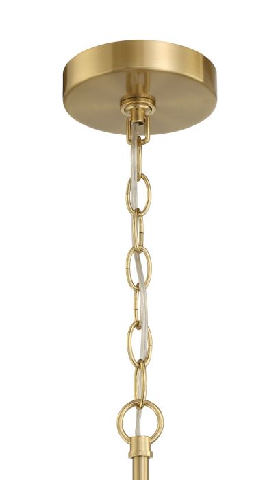 Antique Hardware Fortuna 4 Light Chandelier in Satin Brass Chandelier