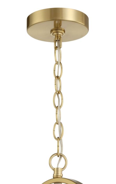 Antique Hardware Fortuna 4 Light Foyer in Satin Brass Pendant