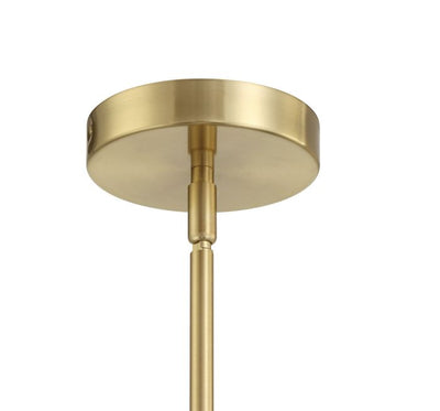 Antique Hardware Fortuna 1 Light Mini Pendant in Satin Brass Pendant