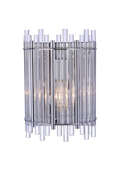 ##Antique Hardware## Reveal 1 Light Wall Sconce in Chrome