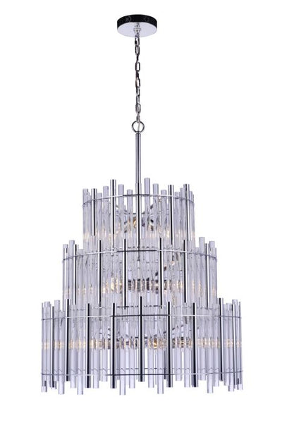 ##Antique Hardware## Reveal 13 Light Chandelier in Chrome