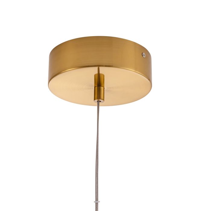 ##Antique Hardware## Jackie 4 Light LED Pendant in Satin Brass