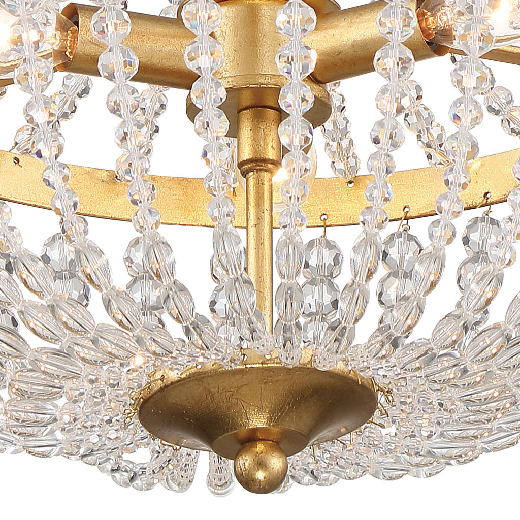 ##Antique Hardware## Rylee 3 Light Antique Gold Mini Chandelier