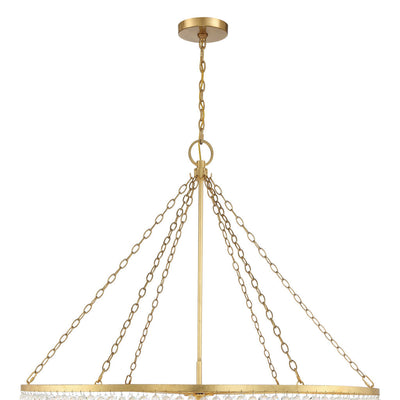 ##Antique Hardware## Rylee 15 Light Antique Gold Chandelier