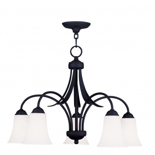 Antique Hardware 5 Light Black Chandelier Chandelier