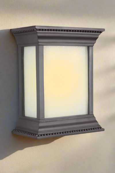 ##Antique Hardware## Hand-Carved Crown Molding Lighted LED Chime in Oiled Bronze