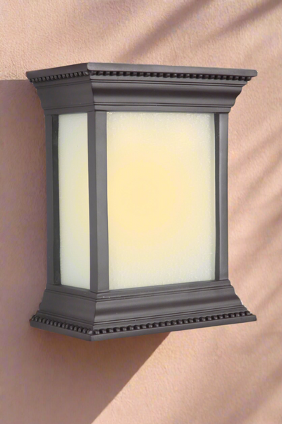 ##Antique Hardware## Hand-Carved Crown Molding Lighted LED Chime in Oiled Bronze