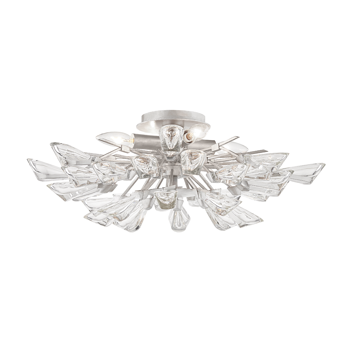 ##Antique Hardware## Tulip Semi Flush