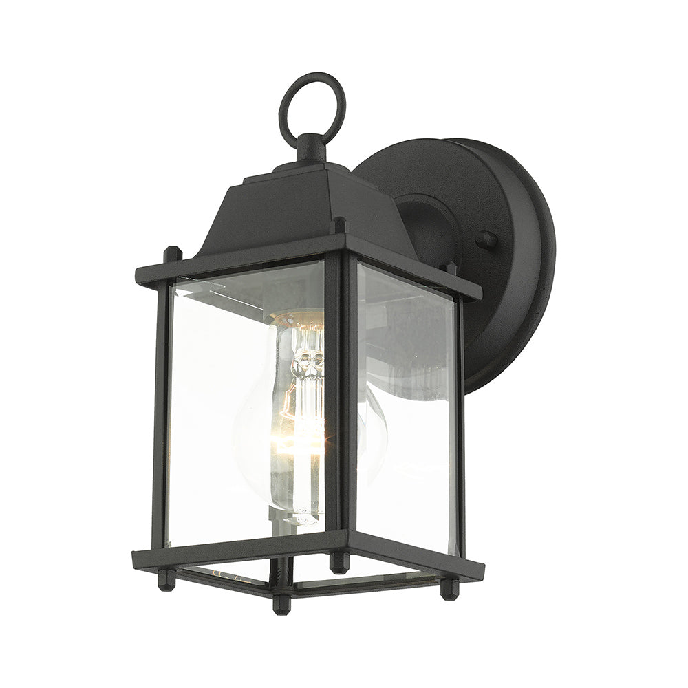 Antique Hardware 1 Light Textured Black Outdoor Wall Lantern Exterior