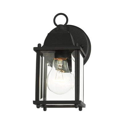 Antique Hardware 1 Light Textured Black Outdoor Wall Lantern Exterior