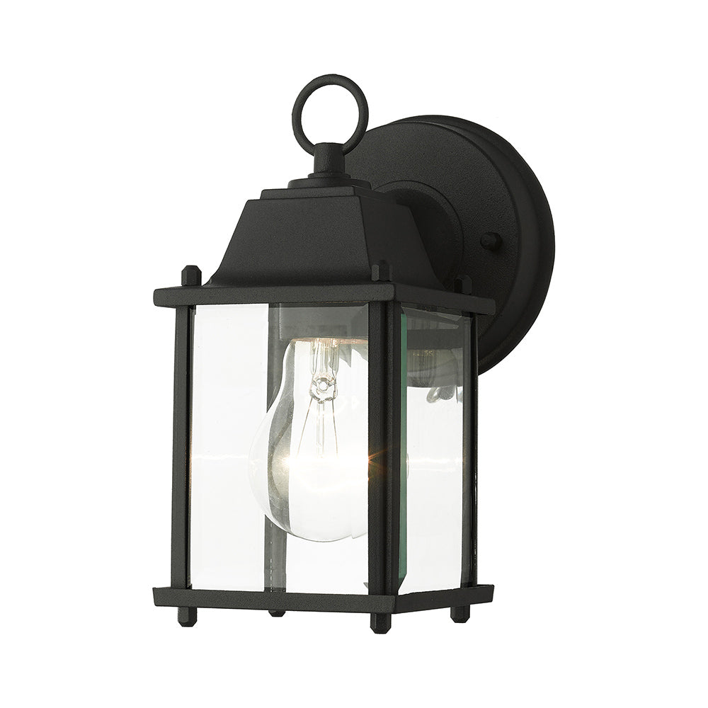 Antique Hardware 1 Light Textured Black Outdoor Wall Lantern Exterior