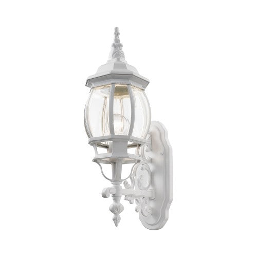 Antique Hardware 1 Light Textured White Outdoor Wall Lantern Exterior