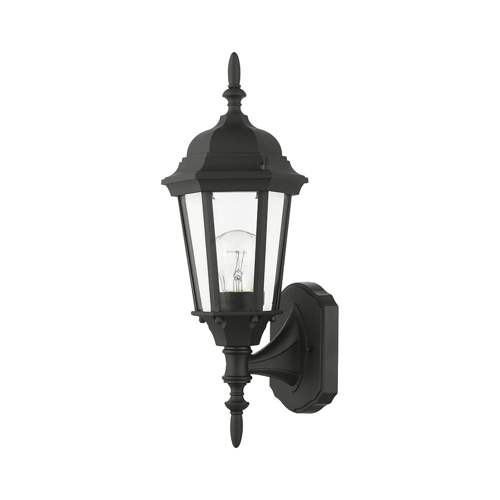 Antique Hardware 1 Light Textured Black Outdoor Wall Lantern Exterior