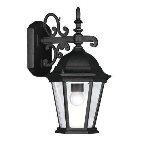 Antique Hardware 1 Light Textured Black Outdoor Wall Lantern Exterior