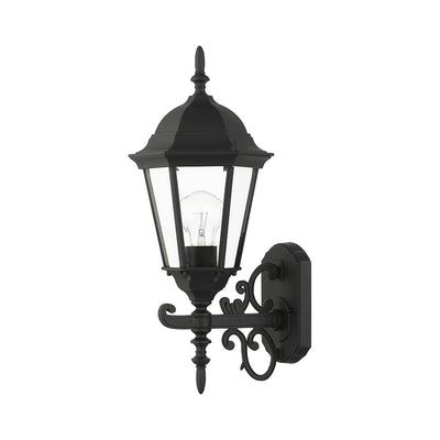 Antique Hardware 1 Light Textured Black Outdoor Wall Lantern Exterior