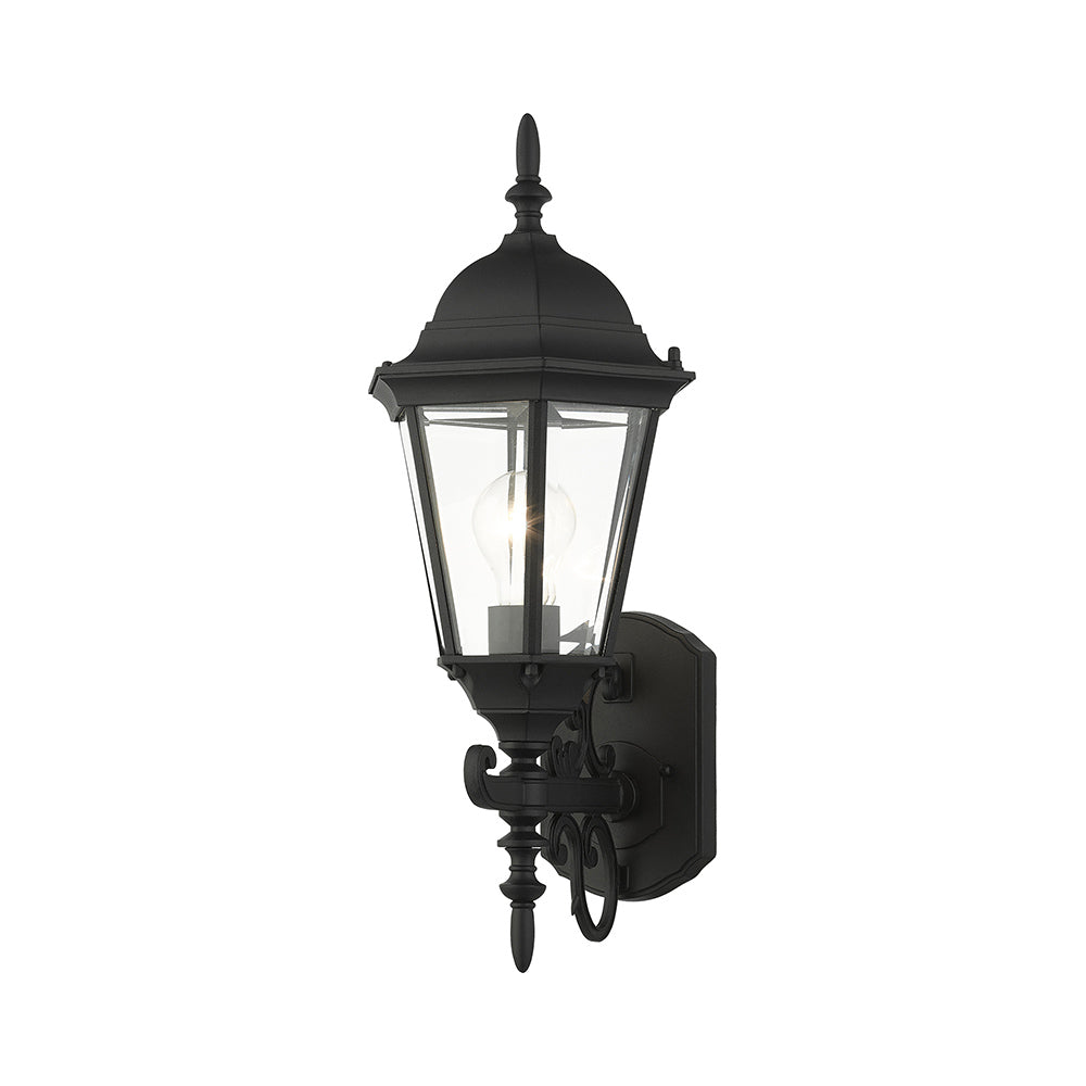 Antique Hardware 1 Light Textured Black Outdoor Wall Lantern Exterior