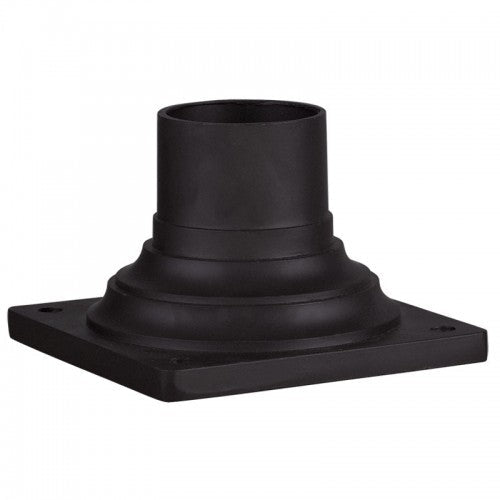 ##Antique Hardware## Textured Black Outdoor Pier Mount Adapter