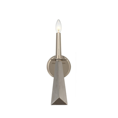 ##Antique Hardware## Palmer 1 Light Polished Nickel Sconce