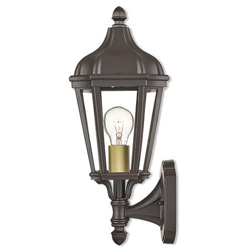 Antique Hardware 1 Light Bronze Outdoor Wall Lantern Exterior