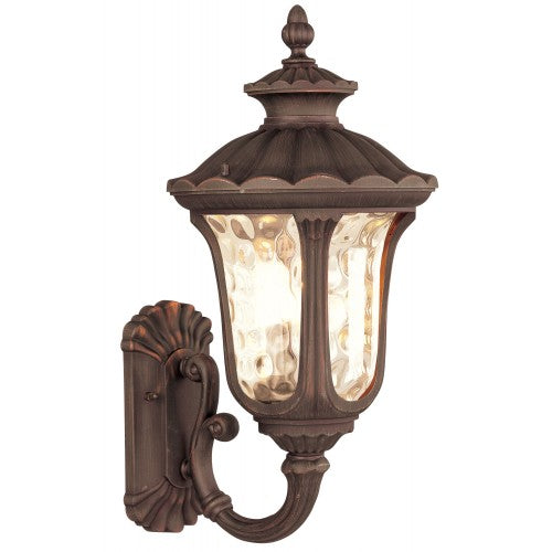 Antique Hardware 3 Light Imperial Bronze Outdoor Wall Lantern Exterior