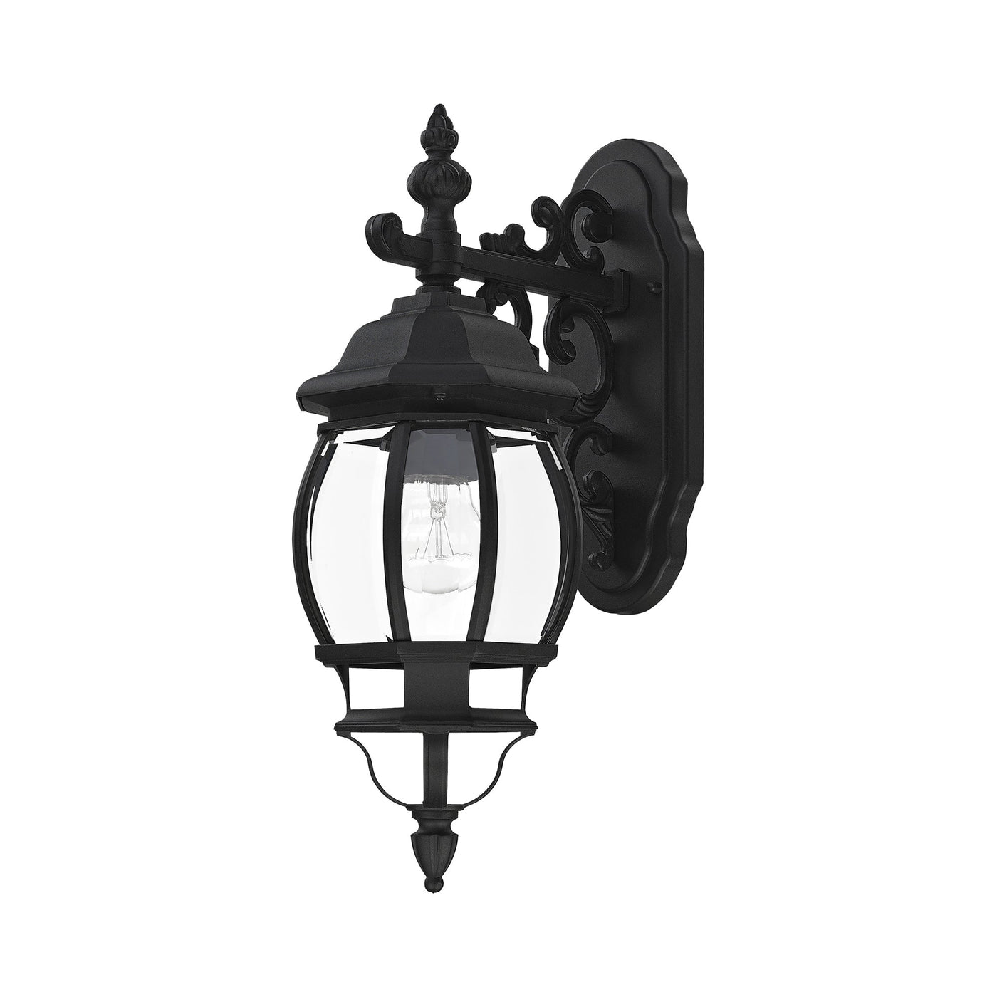 Antique Hardware 1 Light Textured Black Outdoor Wall Lantern Exterior