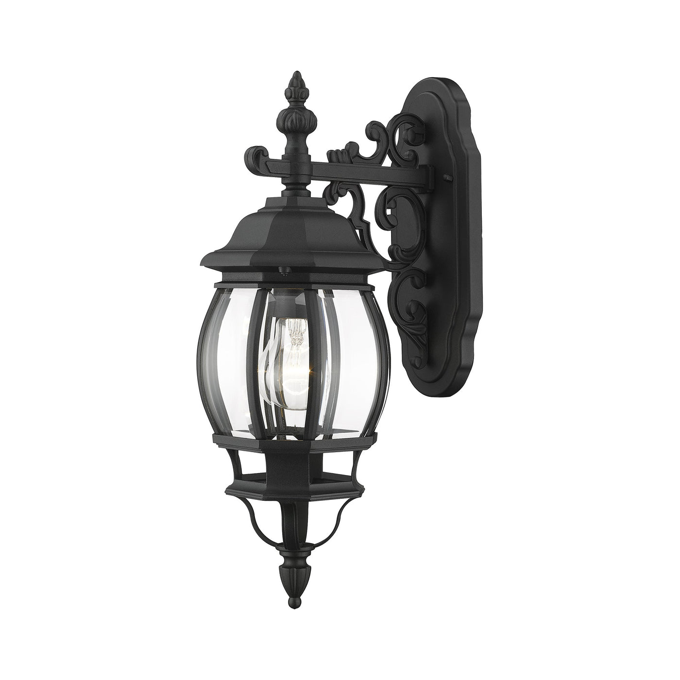 Antique Hardware 1 Light Textured Black Outdoor Wall Lantern Exterior