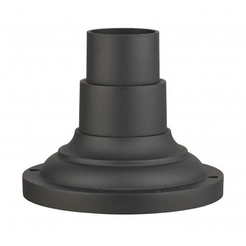 ##Antique Hardware## Textured Black Pier Mount Adapter