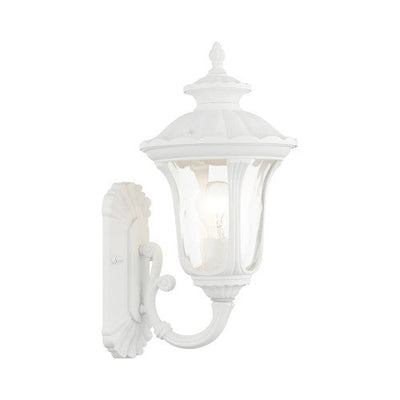 Antique Hardware 1 Light Textured White Outdoor Wall Lantern Exterior