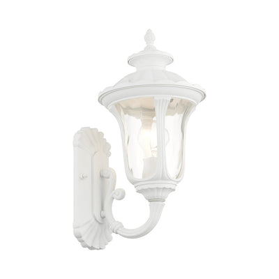 Antique Hardware 1 Light Textured White Outdoor Wall Lantern Exterior