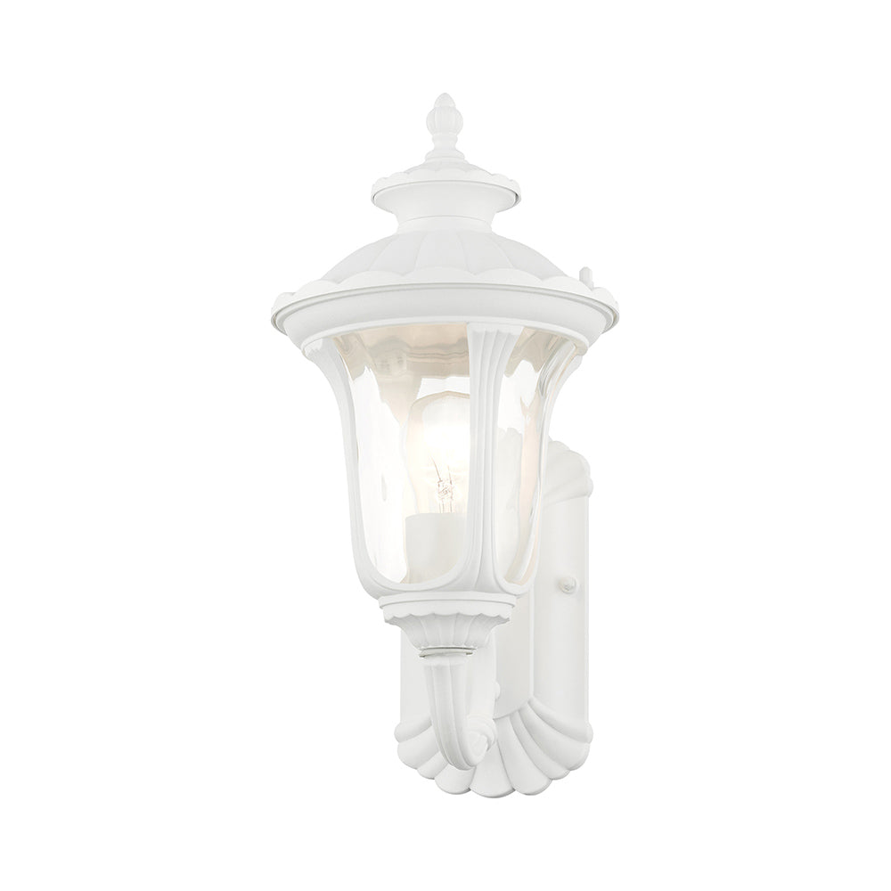 Antique Hardware 1 Light Textured White Outdoor Wall Lantern Exterior