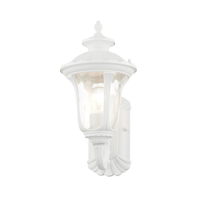 Antique Hardware 1 Light Textured White Outdoor Wall Lantern Exterior