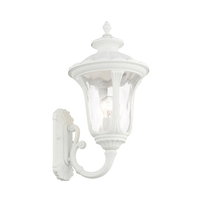 Antique Hardware 1 Light Textured White Outdoor Wall Lantern Exterior