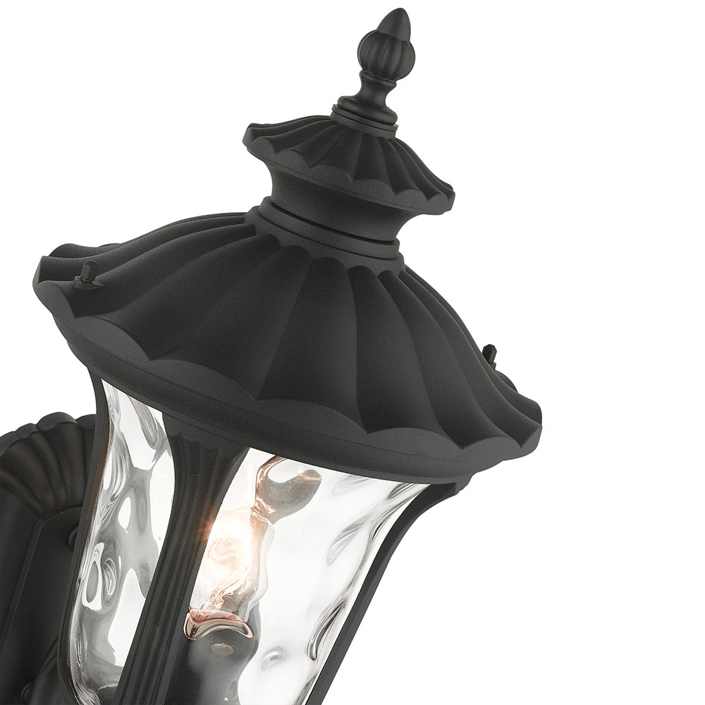 Antique Hardware 1 Light Textured Black Outdoor Wall Lantern Exterior