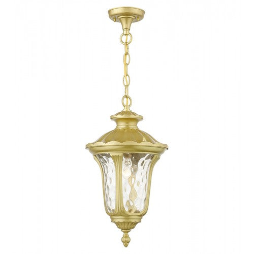 Antique Hardware 1 Light Soft Gold Outdoor Medium Pendant Lantern Exterior