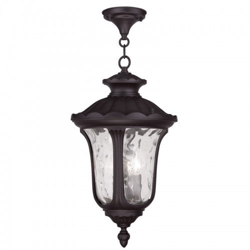 Antique Hardware 3 Light Bronze Pendant Lantern Exterior