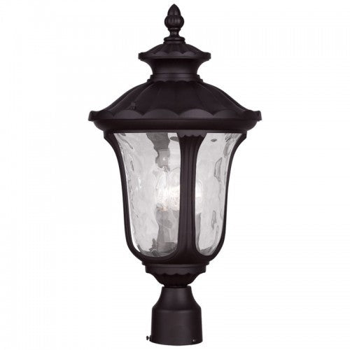 Antique Hardware 3 Light Bronze Outdoor Post Top Lantern Exterior